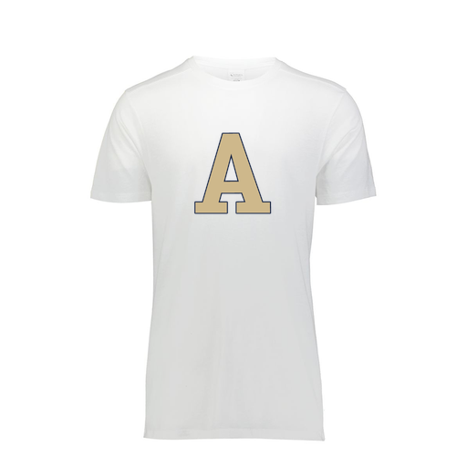 [FTSCUBWH-AS-LOGO2] Decker Men's Tri-Blend T-Shirt - Short Sleeve (Adult S, White, Logo 2)