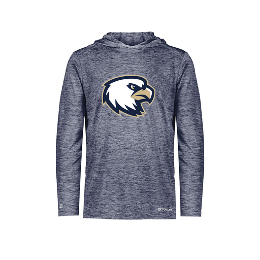 [FOLHCGNV-YS-LOGO1] Decker Youth Charge Hoodie (Youth S, Navy, Logo 1)