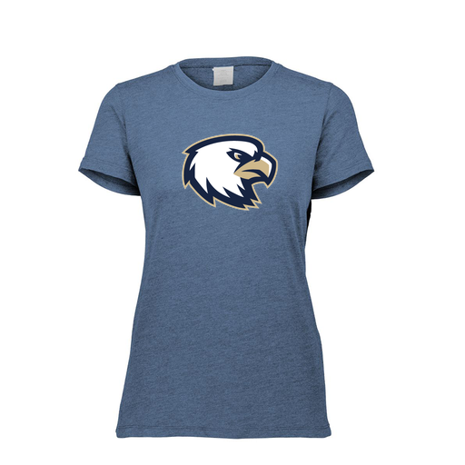 [FTSCUBNV-FAXS-LOGO1] Decker Women's Tri-Blend T-Shirt - Short Sleeve (Female Adult XS, Navy, Logo 1)